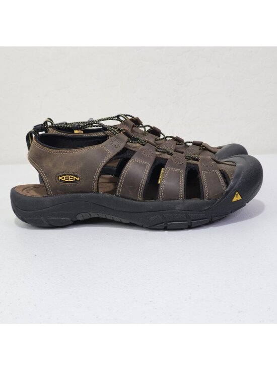 KEEN Newport Brown Leather Outdoor Sandal Men\'s Size 16 US (NWOB)